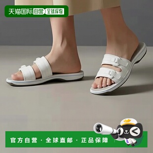1h可退 【美国直邮】clarks女士时装凉鞋一脚蹬时尚舒适百搭透气