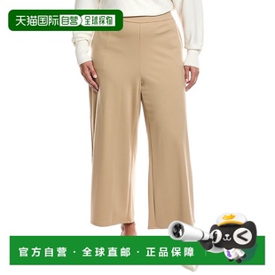 棕褐色阔腿裤 Plus宽脚踝长裤 美国奥莱直发 FISHER 自营EILEEN