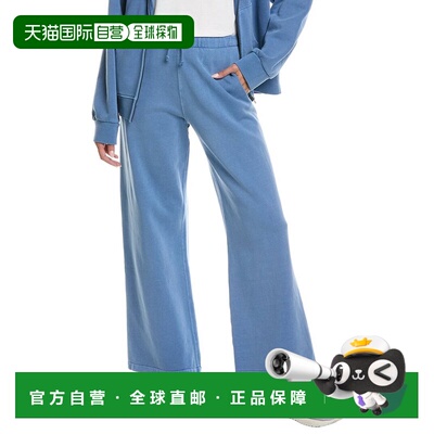 自营Vintage Havana Heavyweight Garment Wide Leg Pant - blue