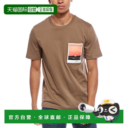 自营Helmut Lang明信片T恤-棕色 美国奥莱直发