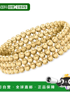 自营Ross-Simons Italian 5mm 18kt Gold Over Sterling Jewelry