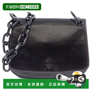 Bag Shoulder Leather 美国奥莱 Owned black Pre 自营Prada