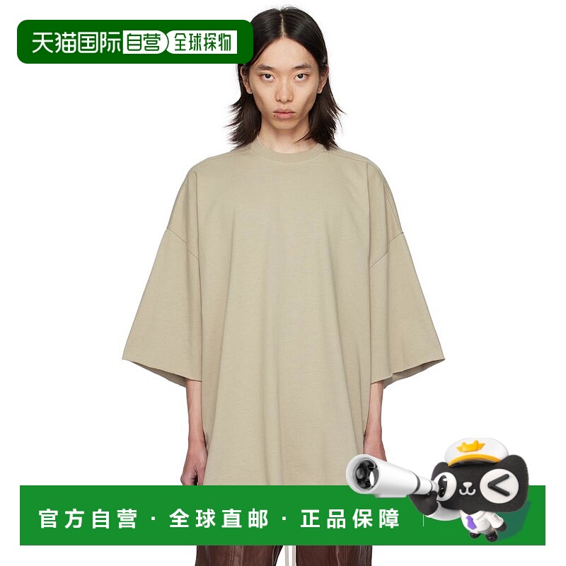 1h可退 【美国直邮】RICKOWENS男士T恤圆领上装简约时尚舒适透气