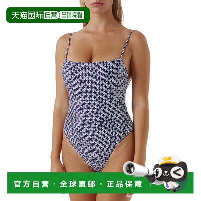自营 Melissa Odabash毛伊岛连体泳衣-蓝色 美国奥莱直发