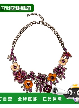 自营 eye candyAmata Statement 项链 - 洋红色 - 多 美国奥莱直