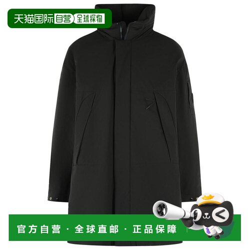 自营c.p. company黑色 “Pro-trek” 长款羽绒服-黑色 美国奥莱直