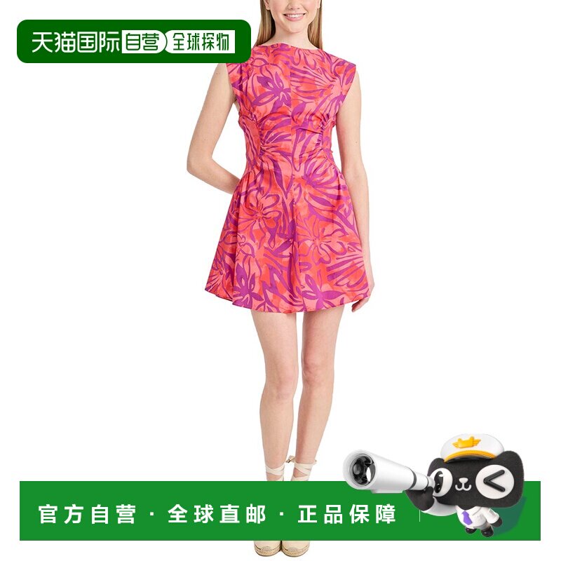 自营Donna Morgan迷你连衣裙-珊瑚色 美国奥莱直发