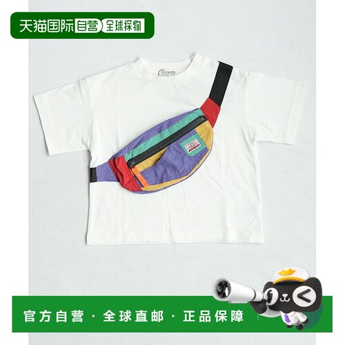 自营 F.O.Kids 对接T恤 儿童上衣 短袖T恤 尺码90 100 110 120 13