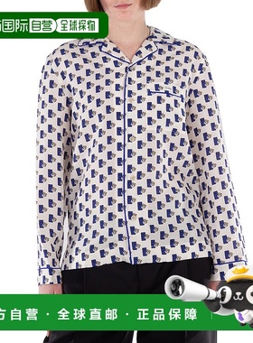 自营 Burberry Postbox丝绸睡衣衬衫-骑士ip图案 美国奥莱直发