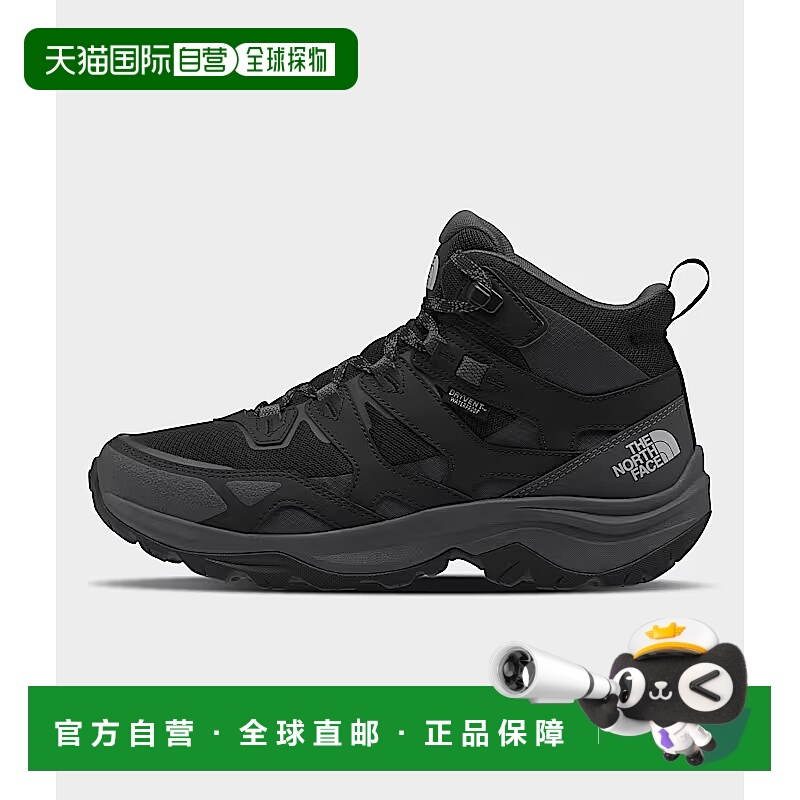 自营 The North Face Hedgehog 3 NF0A818KT0男式黑色中筒防水靴F
