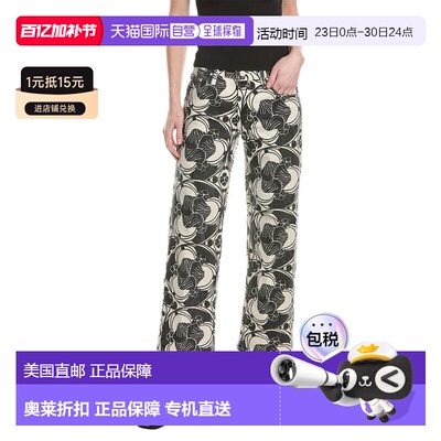 自营MOTHER The Mid-Rise Rambler Zip Ankle Curlycue Black & C