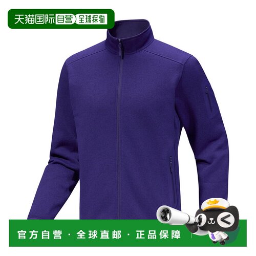 加拿大直邮始祖鸟COVERT男中间层开衫户外无帽抓绒衣卫衣新款