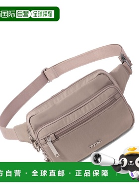 自营baggallini Securtex Anti-Theft Belt Bag Sling - moonrock