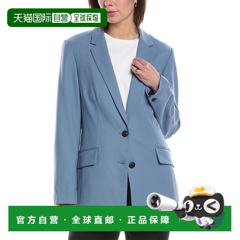 自营rag & bone Charles Twill Wool-Blend Blazer - blue 美国奥