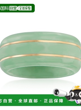 自营 Ross-Simons 青金石戒指配 14 克拉黄金 绿色 美国奥莱直发