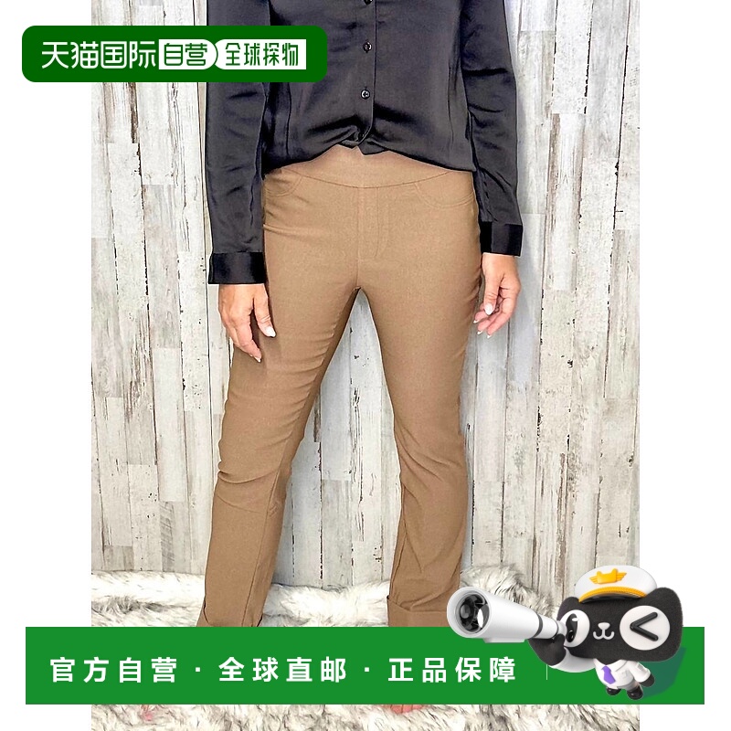 自营charlie bRaegan Pull-On Pant In Brown - brown 美国奥莱直