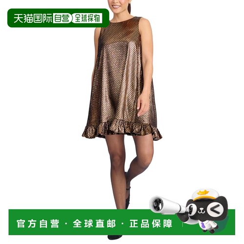 自营Draper James Alora无袖连衣裙-灰色 美国奥莱直发
