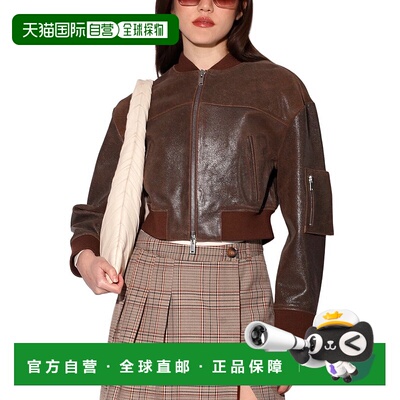 自营Walter Baker Andrea Leather Jacket - black 美国奥莱直发