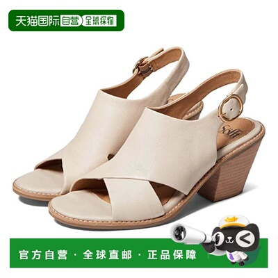 自营Sofft Mendi Sandals Women's Tapioca Gray Leather Block H