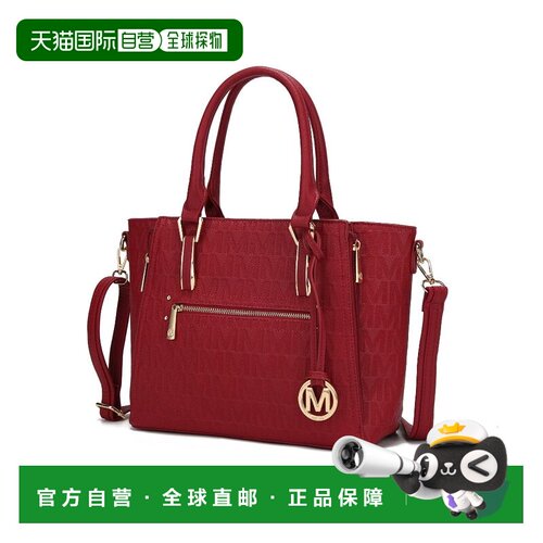 自营mia k collectionCairo M 签名挎包手提包 - 红色 美国奥莱直