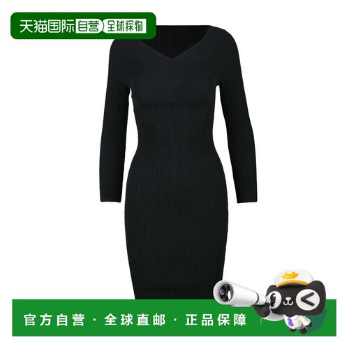 自营alberta ferrettiKnit Sheath Dress - Black - black 美国奥