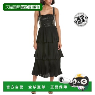 黑色 自营 中长连衣裙 Ozzy 美国奥莱直发服饰 AMUR