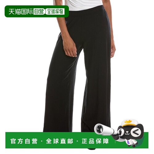 自营perfectwhitetee Corey Slub球衣阔腿裤-黑色 美国奥莱直发