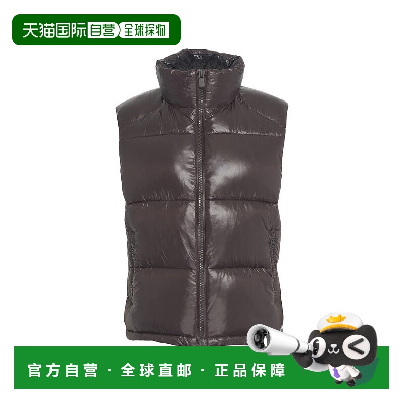 自营save the duckQuilted Vest With High Collar And Double Zi