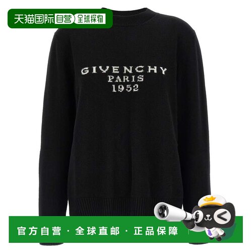 自营Givenchy Women's Paris 1952 Sweater - black 美国奥莱直发