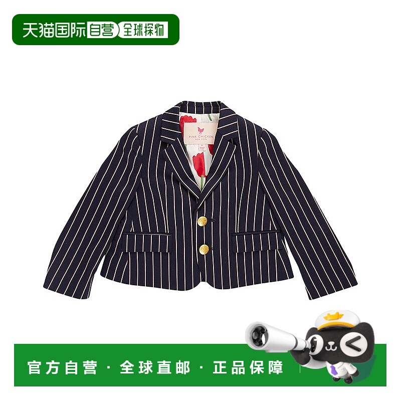 自营Pink Chicken Bradley Wool Blazer - blue 美国奥莱直发