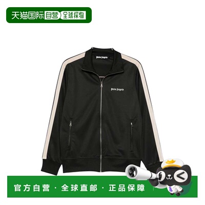 自营palm angels黑色Tech织物追踪夹克-黑色 美国奥莱直发休闲风