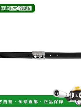 1h可退 香港直邮潮奢 Anderson'S 女士 黑色 Skinny Grained Calf