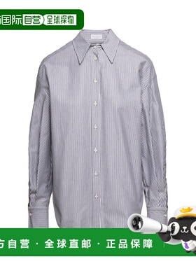 自营Brunello Cucinelli Cotton Women's Shirt - white 美国奥莱