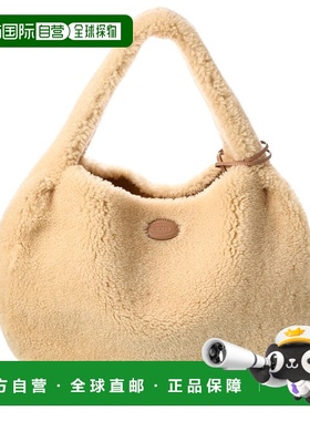 自营tod'sTOD’s Shearling & Leather Tote - white 美国奥莱直