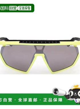 自营 adidas阿迪达斯SP0029-H盾牌太阳镜-黄灰色 美国奥莱直发