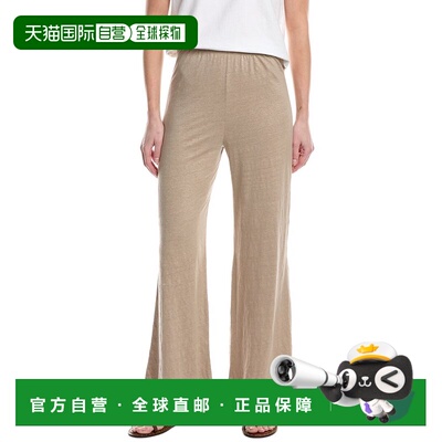 自营Majestic Filatures Stretch Linen-Blend Wide-Leg Pant - y