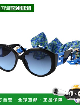 自营Guess Plastic Women's Sunglasses - black 美国奥莱直发