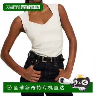 美国奥莱直发 ltdHaven深V领瓷器T恤 自营 nation