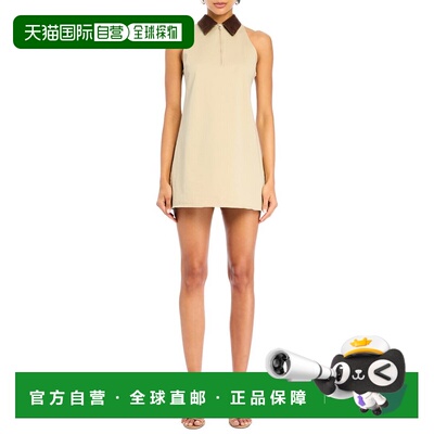 自营ser.o.yaSEROYA Jiles Mini Dress - sand 美国奥莱直发