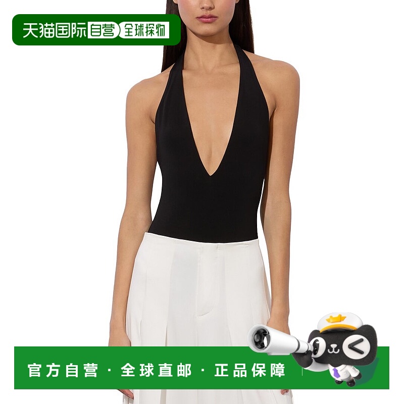 自营alice + olivia Pippa Bodysuit - black 美国奥莱直发