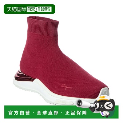 自营salvatore ferragamoFerragamo Ninette针织袜子运动鞋-红色