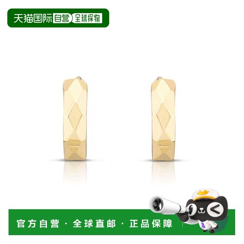 自营the lovery迷你多面金质环形耳环 - 14k 黄金 美国奥莱直发