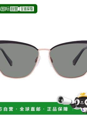 自营Polaroid Polarized Green Cat Eye Ladies Sunglasses PLD 4