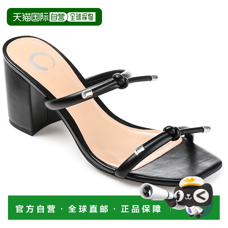 自营 Journee Collection 女士 Tru 舒适泡沫 Jessa 高跟鞋 - 黑