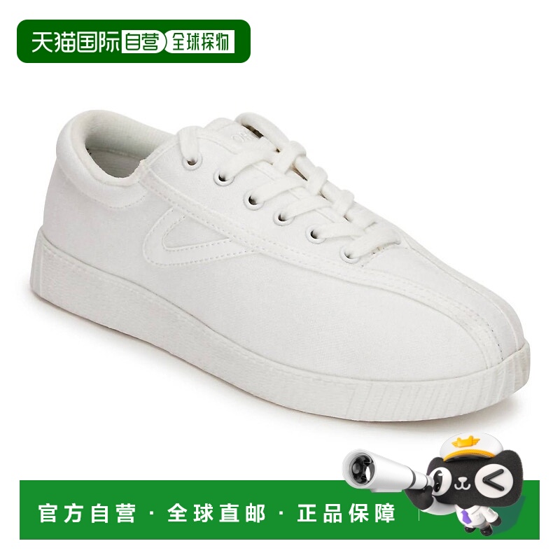 自营tretorn白色Nylite Plus帆布女式运动鞋 美国奥莱直发