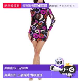 自营Dress The Population Hazel Bodycon Dress - black multi