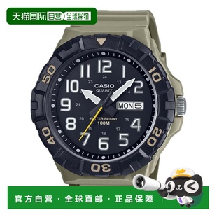 自营Casio Men's Oversized Sport Watch with Brown Dial - MRW-