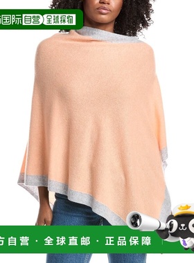 自营forteforteForte Cashmere Contrast Trim Cashmere Poncho -