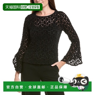 美国奥莱直发 黑色 自营Vince Camuto针织上衣