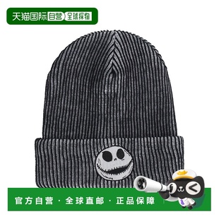 自营concept oneD100 NBC 夜光杰克条纹毛线帽 - 黑色/白色 美国